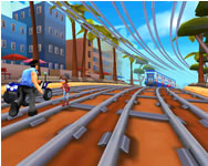 Railway runner-3D Pókemberes ingyen játék