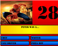 Spiderman trivia online játék
